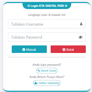 Register PGRI Maros - Persatuan Guru Republik Indonesia Cabang Maros